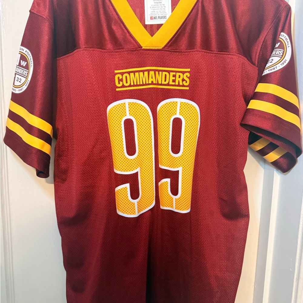 Commanders Football Jersey-#99 Young